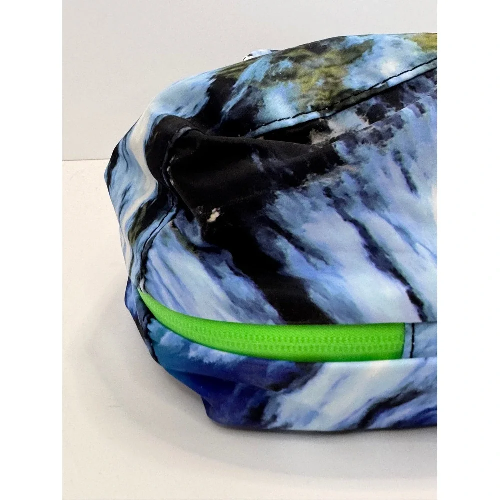 Adidas by Stella McCartney Blue Marble Print Travel Organizer Mesh Packing‎ Cube